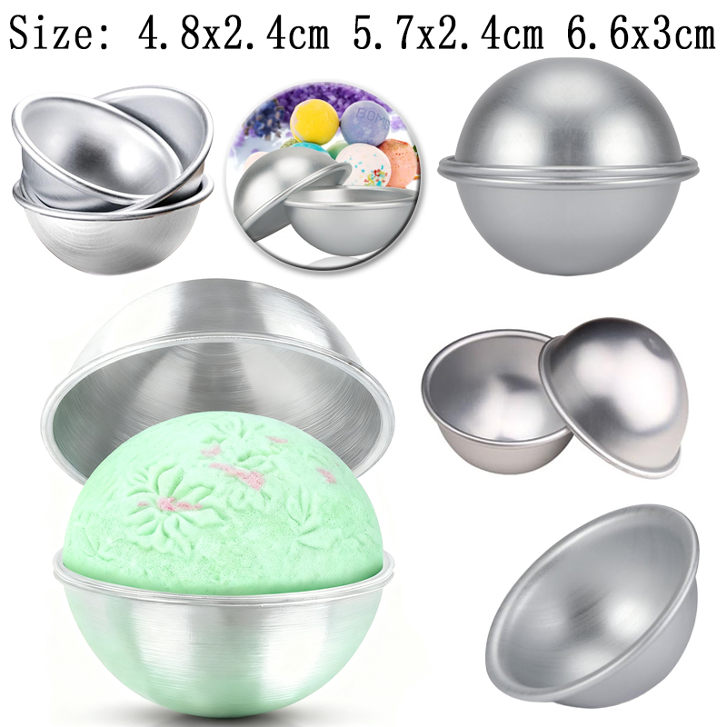 Bath Bomb Mold - Набор из 6 форм-шаров для мыловарения,