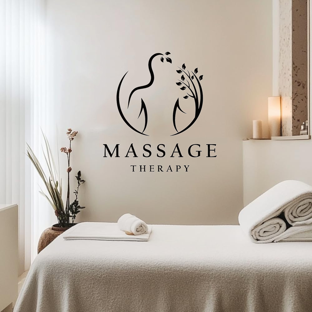 Spa Wellness Usa - Виниловая наклейка на стену для массажного