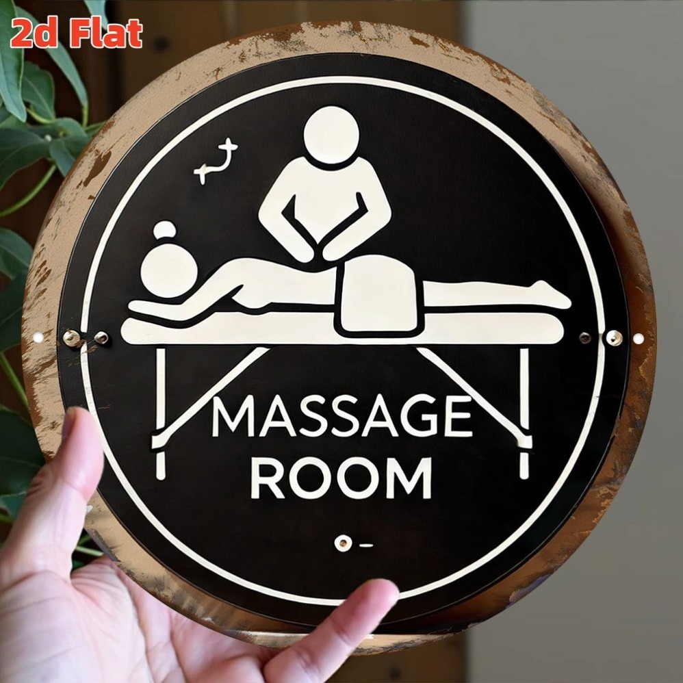 Spa Wellness Health - 2D-плоский, печать высокой четкости, водонепроницаемый и