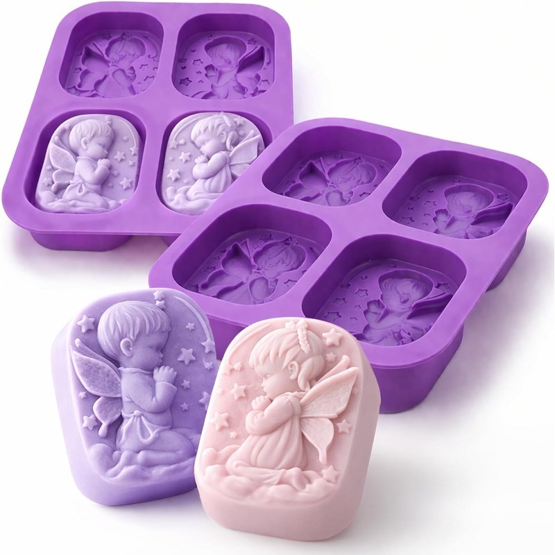 Bath Bomb Mold - Силиконовая форма «Ангел» для изготовления мыла,