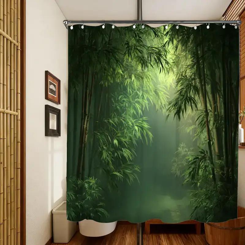 Занавеска для душа с принтом б – обзор и цена Spa Wellness Nature