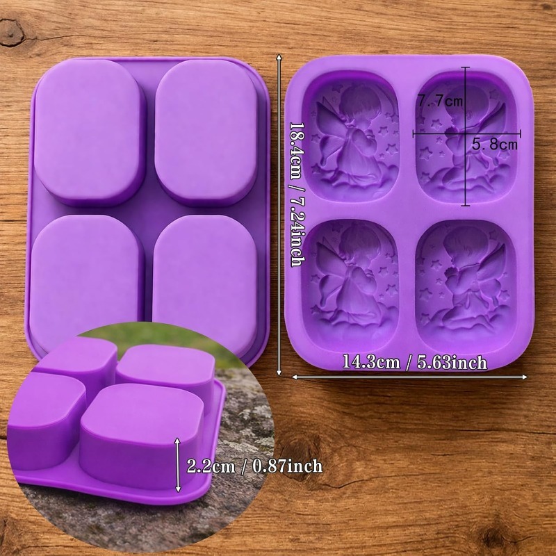 Силиконовая форма «Ангел» для  – обзор и цена Bath Bomb Mold