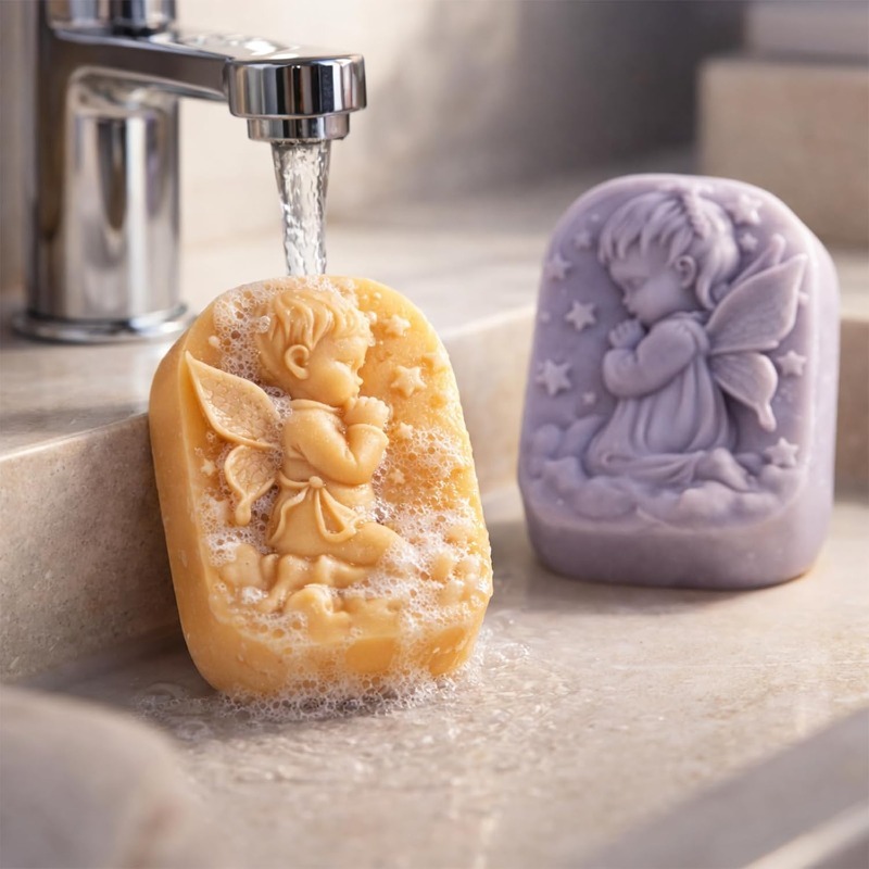 Силиконовая форма «Ангел» для  – обзор и цена Bath Bomb Mold